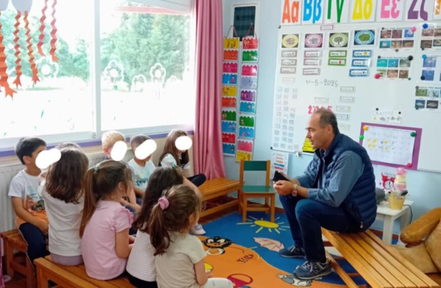 Νηπιαγωγείο Κεφαλοβρύσου: Δράση για τα αδέσποτα ζώα παρουσία του Αντιδημάρχου Τρικκαίων