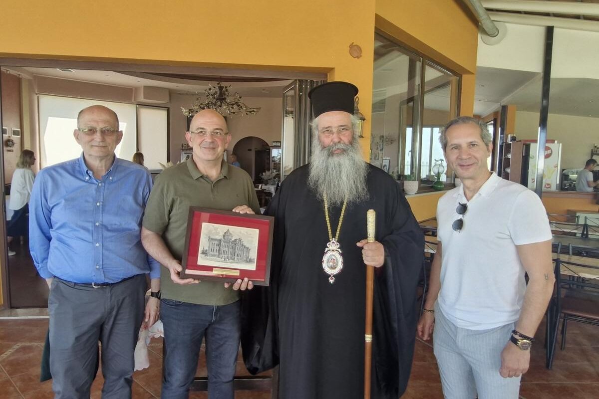 Ο Μητροπολίτης Κίτρους υποδέχθηκε μαθητές της Μεγάλης του Γένους Σχολής στην Πιερία