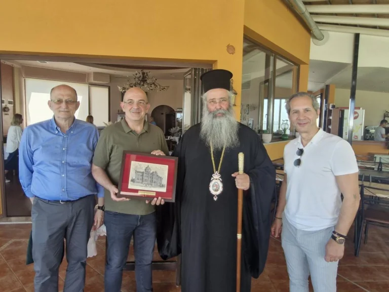Ο Μητροπολίτης Κίτρους υποδέχθηκε μαθητές της Μεγάλης του Γένους Σχολής στην Πιερία