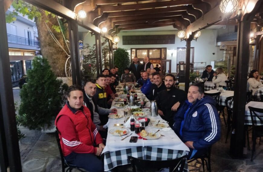 Ευχαριστίες ΑΣ Μετέωρα για το scouting camp του Ολυμπιακού