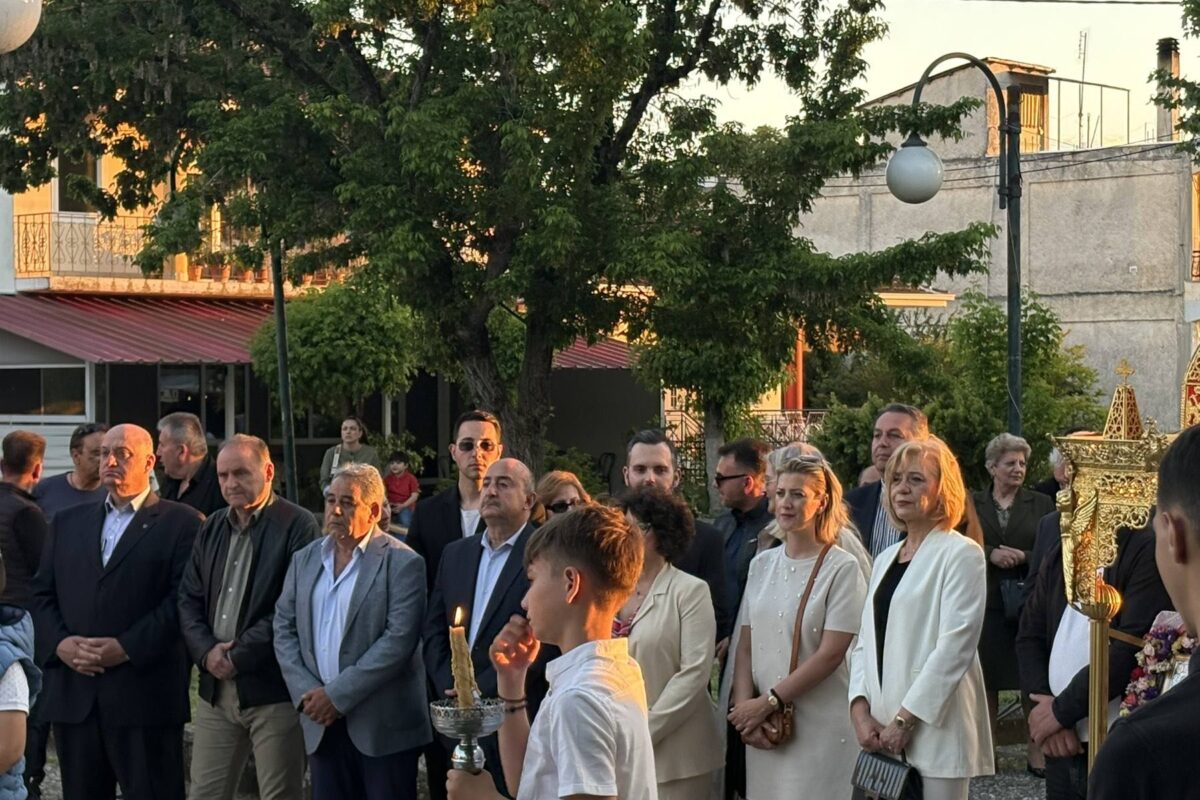 Ο Δήμαρχος Τρικκαίων Νίκος Σακκάς στον εορτασμό του Αγίου Αθανασίου στο Μεγαλοχώρι