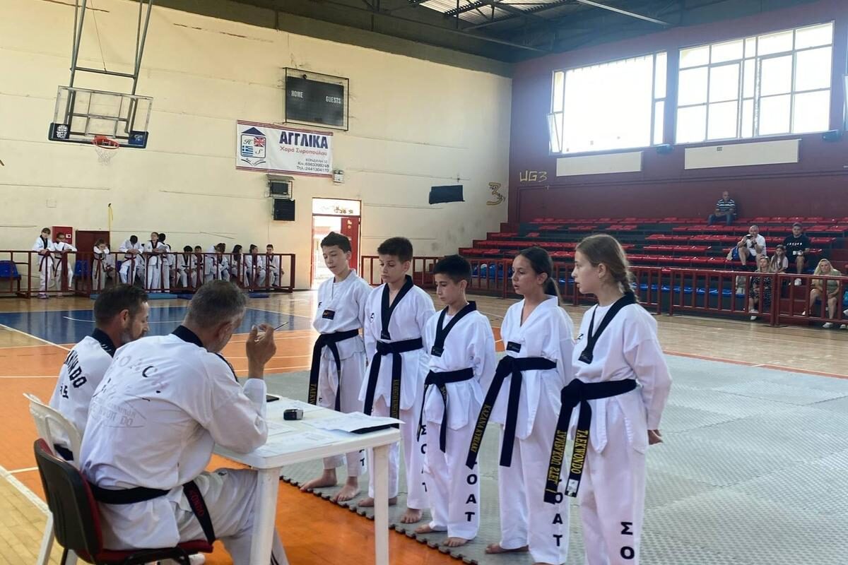 Τάεκβοντό: Υπερηφάνεια για τους αθλητές του ΣΟΑΤ που εξετάστηκαν στις μαύρες ζώνες DAN