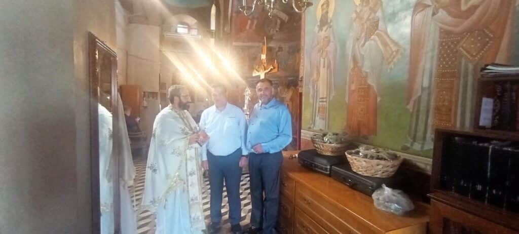 Ο καθηγητής Θεολογίας ΑΠΘ Αθ. Παπαρνάκης στα Τρίκαλα – Συνάντηση με τον πρόεδρο Ιεροψαλτών