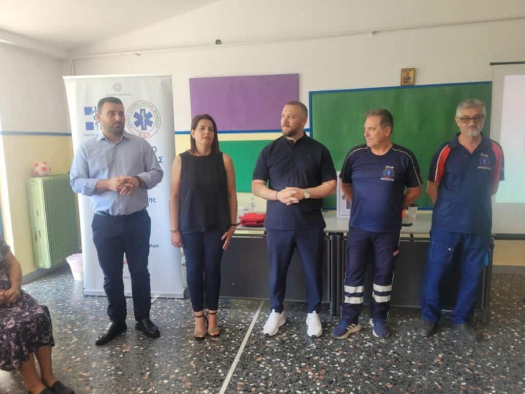 Εκπαίδευση πρώτων βοηθειών στη Σαρακίνα από τον Δήμο Μετεώρων και το ΕΚΑΒ