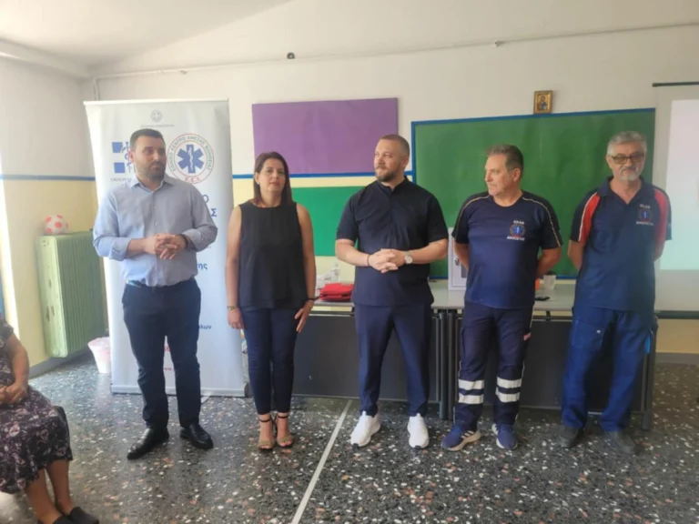 Εκπαίδευση πρώτων βοηθειών στη Σαρακίνα από τον Δήμο Μετεώρων και το ΕΚΑΒ