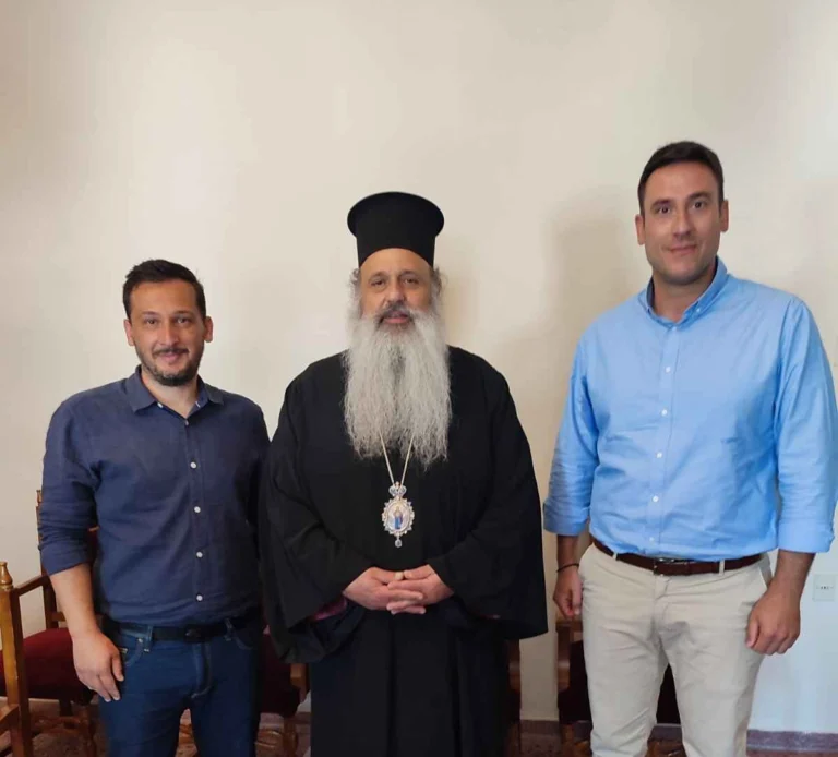 Συνάντηση Αντιδημάρχου Τουρισμού Δήμου Μετεώρων με τον Μητροπολίτη Σταγών & Μετεώρων