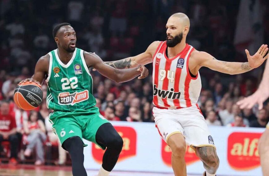 Μπάσκετ: Ερυθρόλευκη ισοφάριση 91-83 τον ΠΑΟ σ’ επεισοδιακό τελικό