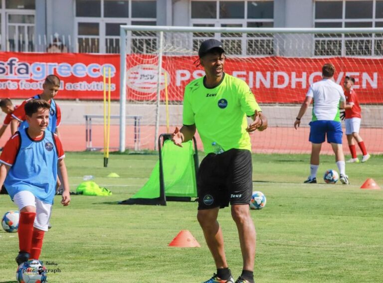 Καλιτζάκης και Αναγνώστου στο Star Soccer Camp της PSV Eindhoven στη Μυτιλήνη