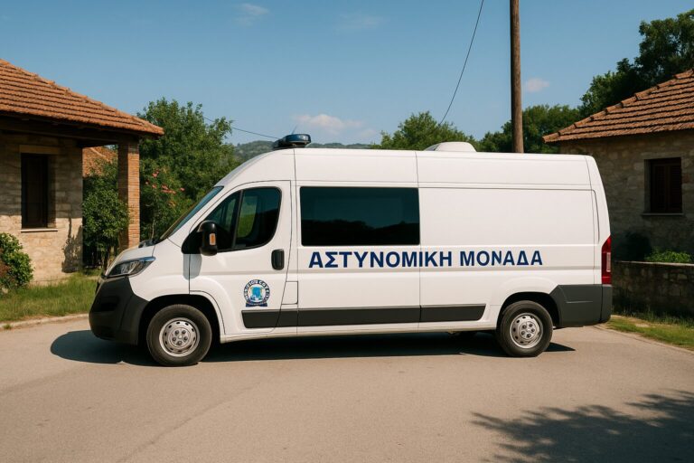 Τα δρομολόγια Κινητών Αστυνομικών Μονάδων στη Θεσσαλία 28/7-3/8/2025