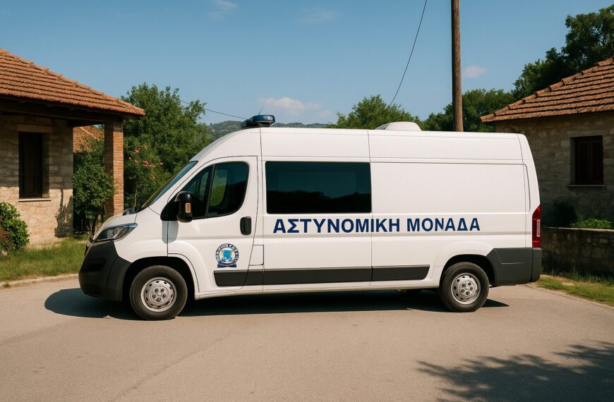 Τα δρομολόγια Κινητών Αστυνομικών Μονάδων στη Θεσσαλία 28/7-3/8/2025