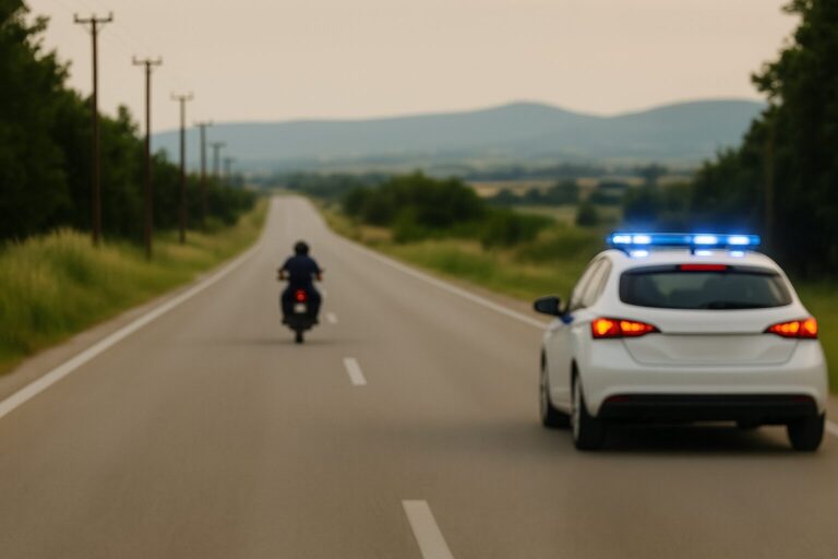 Αγνόησαν σήμα αστυνομικού και έκαναν... σλάλομ στα πεζοδρόμια!