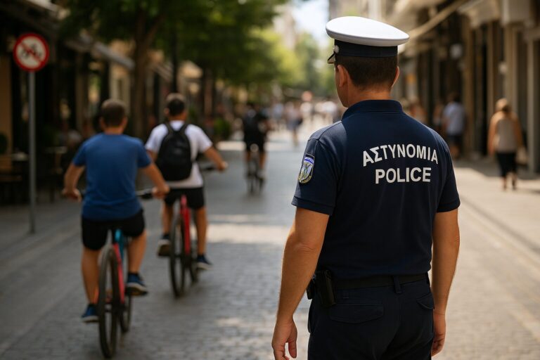 Ποδήλατα σε πεζόδρομους: Εισπρακτική επίθεση με πρόστιμα στα Τρίκαλα