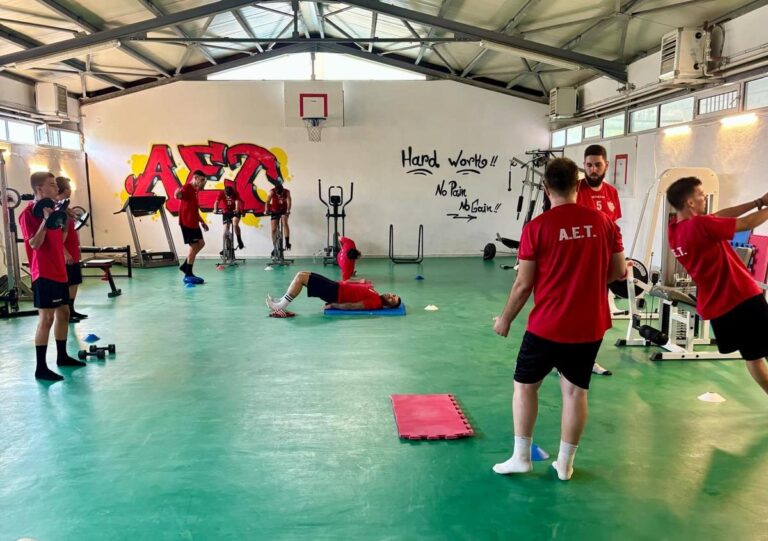 ΑΕΤ: Τρέξιμο, γυμναστήριο και συνέχεια στην προετοιμασία