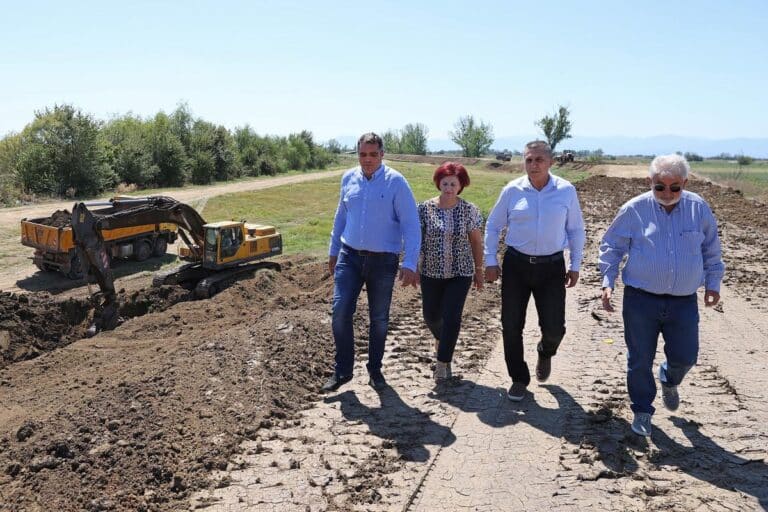 Κουρέτας: Αυτοψία σε αντιπλημμυρικά έργα Ενιπέα και Φαρσαλίτη στην Καρδίτσα