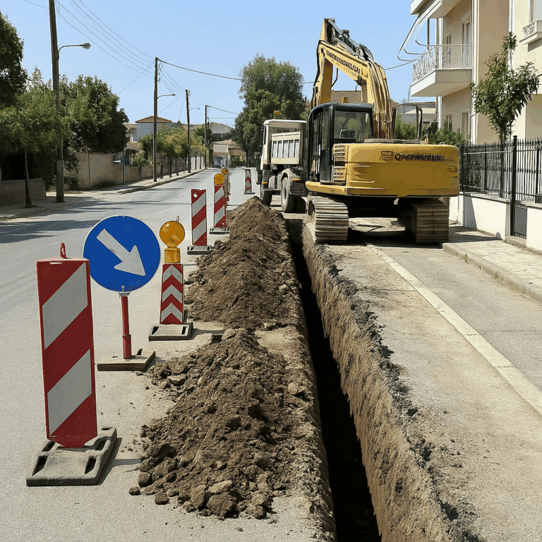 Τρίκαλα: Προσωρινές κυκλοφοριακές ρυθμίσεις σε 13 δρόμους για έργα ΔΕΗ – Fibergrid και ΔΕΥΑΤ