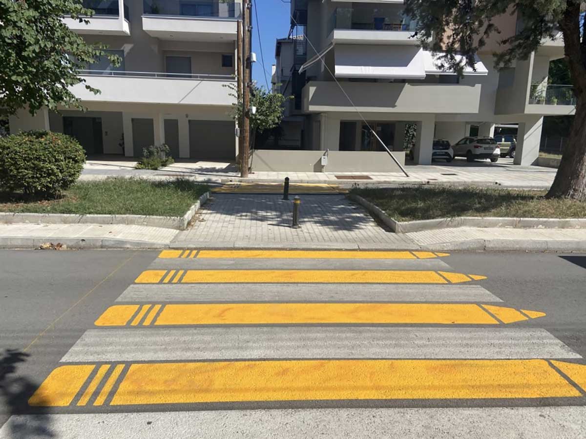 Τρίκαλα: Χρωματισμός 19 σχολικών διαβάσεων με Safe Roads project