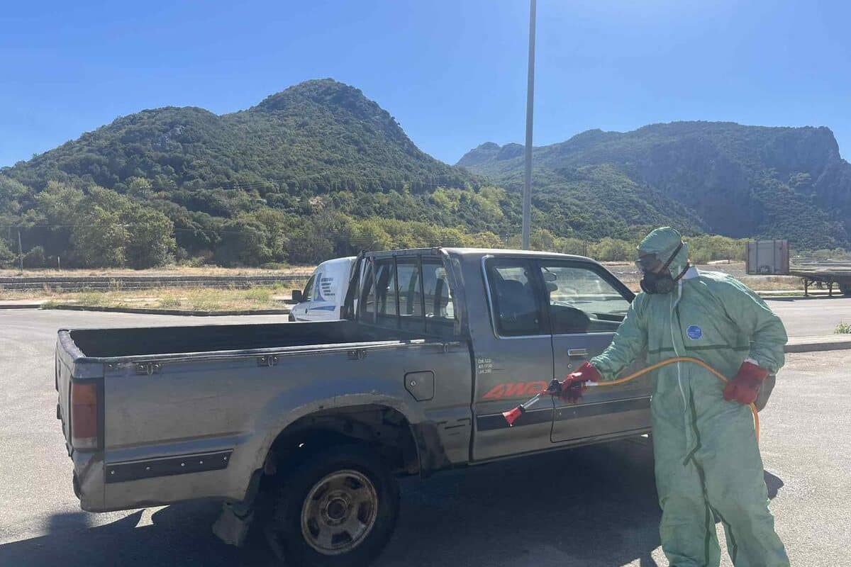 Απολυμαντικός σταθμός στο Μουζάκι για την πρόληψη ευλογιάς αιγοπροβάτων