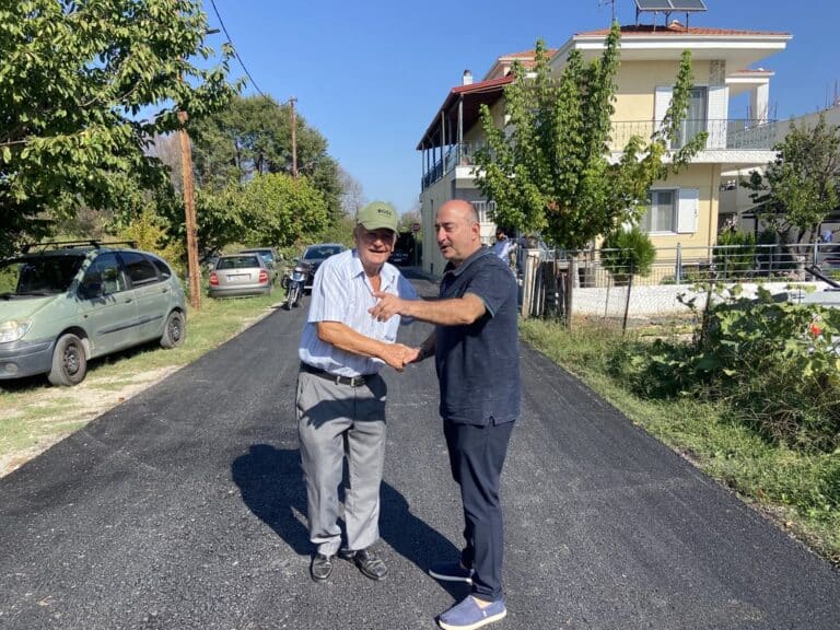 Ασφαλτοστρώθηκε η οδός Επιγένη στην Αγία Μονή