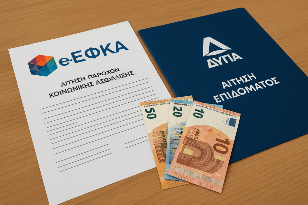 Καταβολές 74,6 εκατ. ευρώ σε 88.722 δικαιούχους από e-ΕΦΚΑ και ΔΥΠΑ