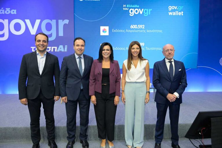 Υπουργοί παρουσίασαν το Kids Wallet για την ασφάλεια των παιδιών στη ΔΕΘ