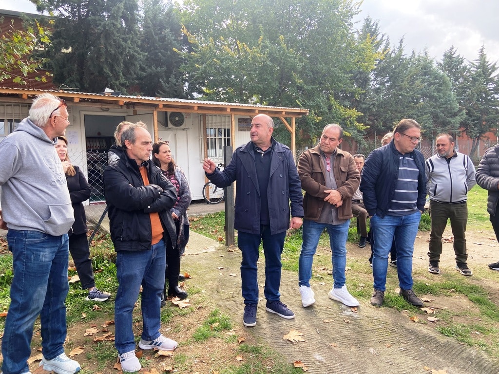 Θέματα Ρομά στην επίσκεψη Σακκά στον οικισμό Πύργου