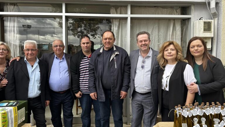 Ο Γιώργος Τσιάκαλος στην 3η Γιορτή Λαδιού στην Αύρα Τρικάλων.