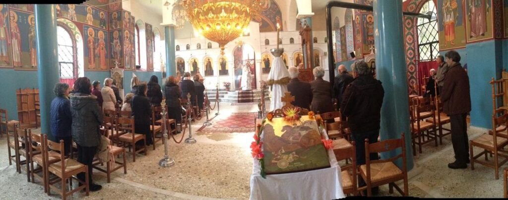 Πανήγυρη Αγίου Δημητρίου στην Κρανιά Ασπροποτάμου με πιστούς και παραδοσιακό γλέντι