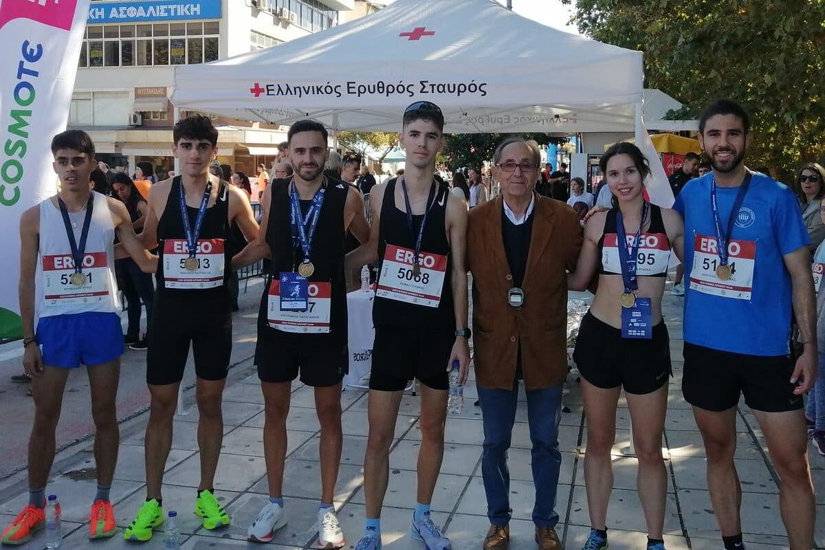 RUN GREECE Τρίκαλα 2025: Εντυπωσιακή παρουσία του Γ.Σ. Τρικάλων