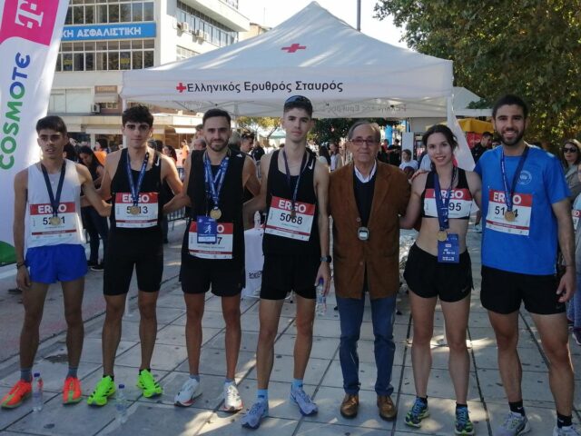 RUN GREECE Τρίκαλα 2025: Εντυπωσιακή παρουσία του Γ.Σ. Τρικάλων
