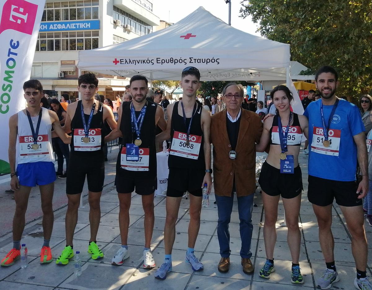 RUN GREECE Τρίκαλα 2025: Εντυπωσιακή παρουσία του Γ.Σ. Τρικάλων