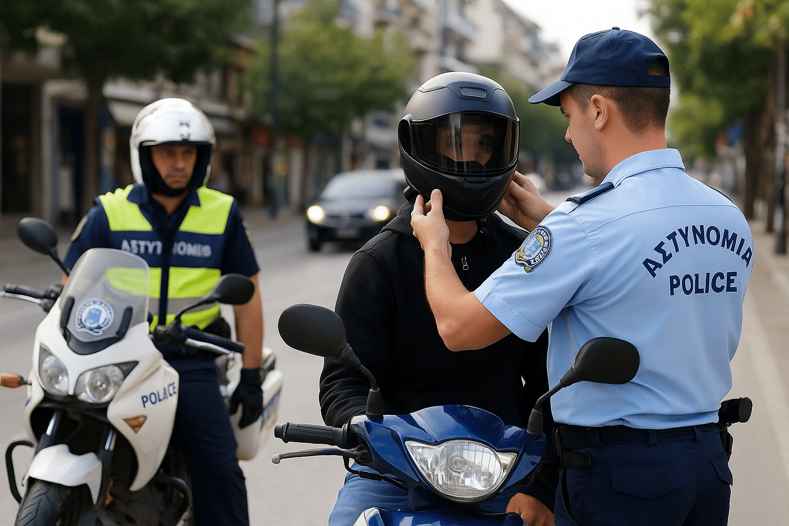 Θεσσαλία: 110 παραβάσεις για μη χρήση κράνους σε μία εβδομάδα – 14 στα Τρίκαλα