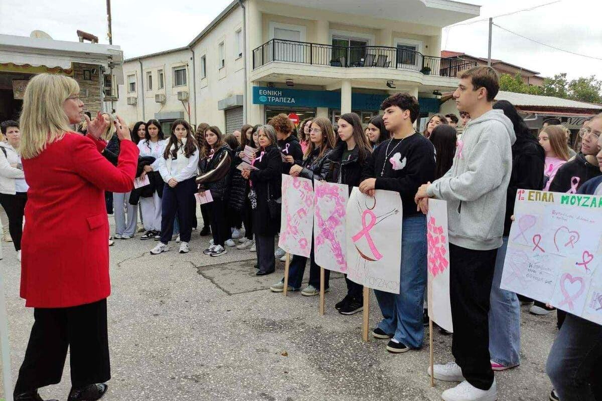 Με επιτυχία ο 3ος Περίπατος κατά του Καρκίνου του Μαστού στο Μουζάκι