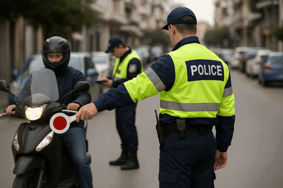 25 παραβάσεις για κράνος στα Τρίκαλα σε μία εβδομάδα