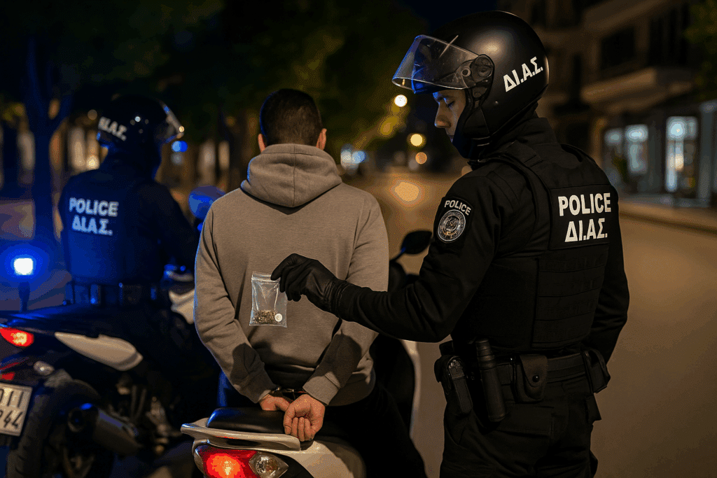Σύλληψη για μικροποσότητες ναρκωτικών στα Τρίκαλα