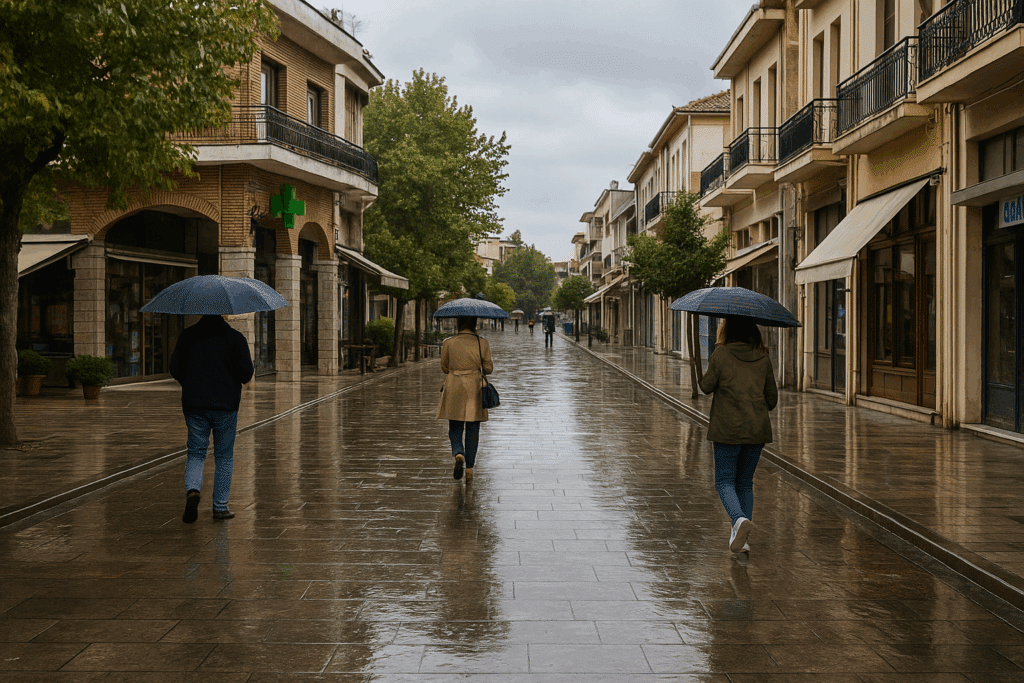 Καιρός Θεσσαλία: Τοπικές βροχές και πτώση θερμοκρασίας την Τετάρτη