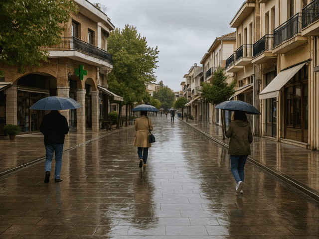 Καιρός Θεσσαλία: Τοπικές βροχές και πτώση θερμοκρασίας την Τετάρτη
