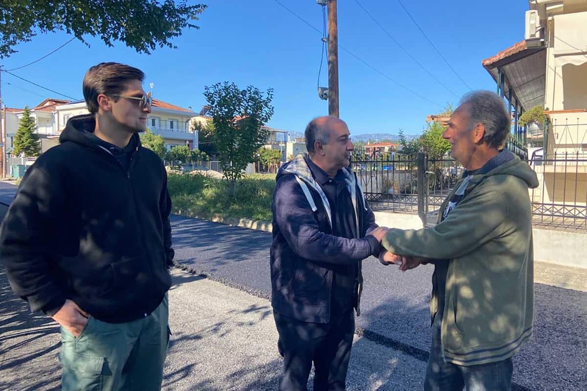 Άσφαλτος σε Μαβίλη και Έλλης από τον Δήμο Τρικκαίων