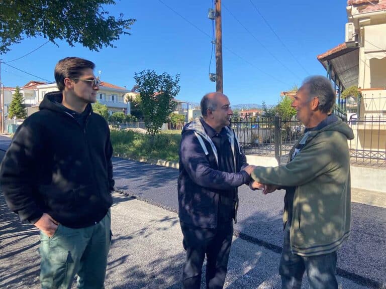 Άσφαλτος σε Μαβίλη και Έλλης από τον Δήμο Τρικκαίων