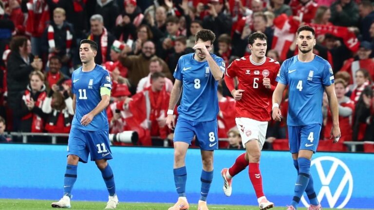 Εθνική Ελλάδας: Ήττα 3-1 από τη Δανία – Χάθηκε το όνειρο πρόκρισης