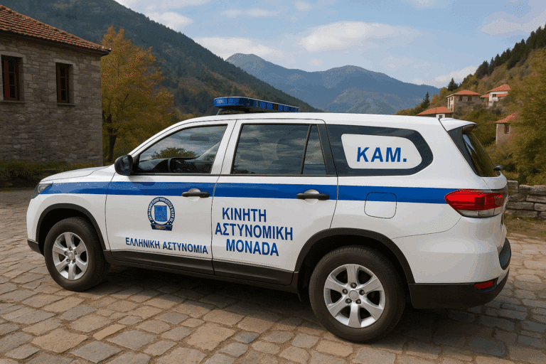 Τα δρομολόγια των Κινητών Αστυνομικών Μονάδων στη Θεσσαλία (27/10 – 02/11)