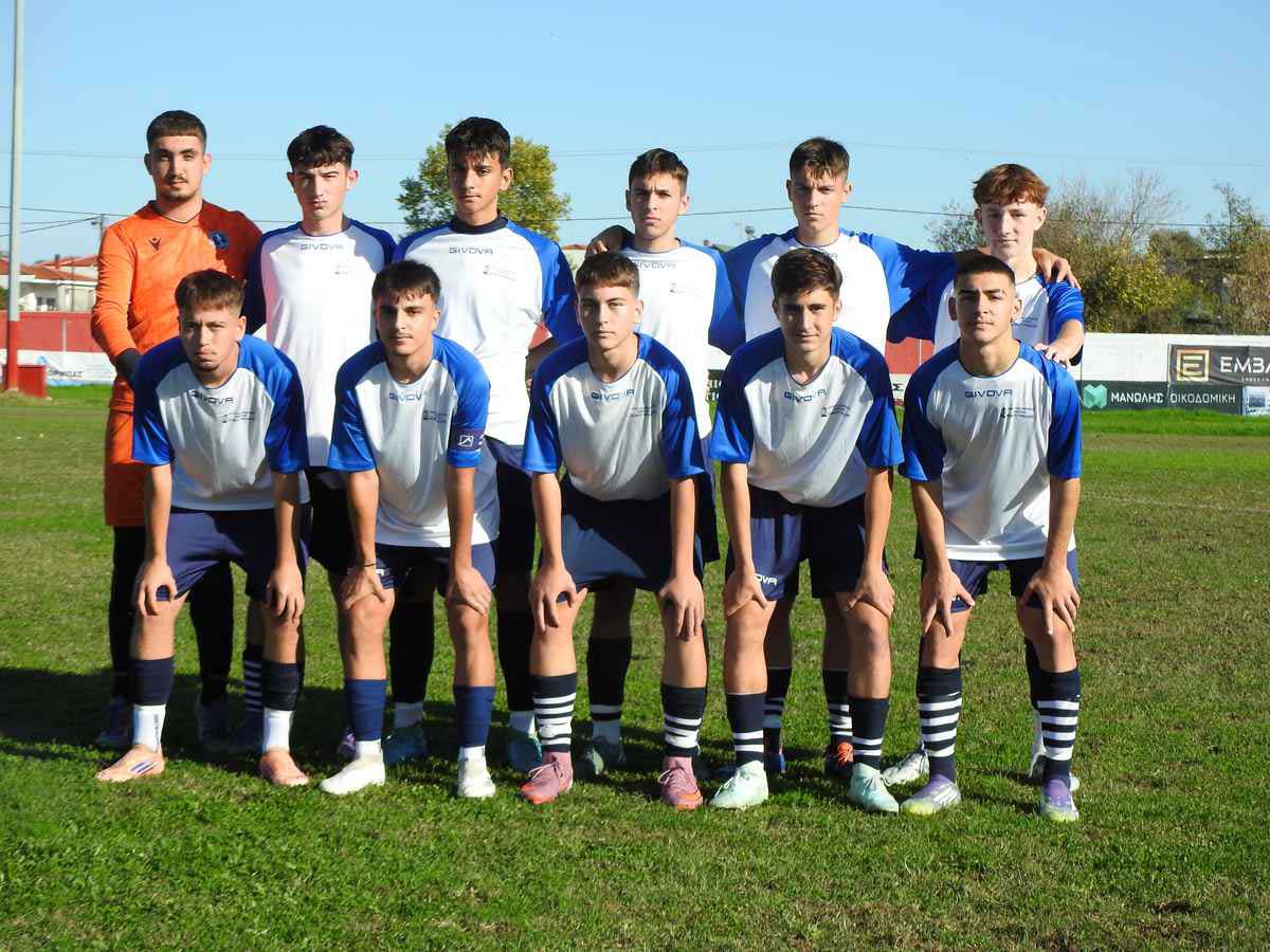 Πρωτάθλημα Ενώσεων Κ 16: Νίκη της ΕΠΣΤ με… υπογραφή Σκρέκα