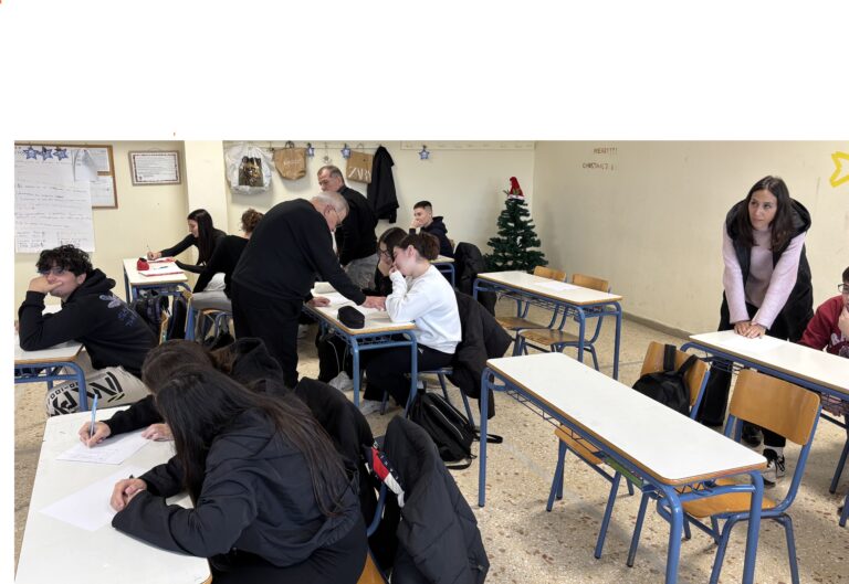 5ο Γυμνάσιο Τρικάλων: Δημιουργική γραφή με τον Γιώργο Πολυμενάκο