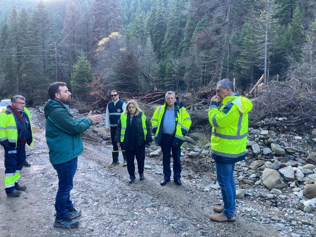 Αυτοψία Κουρέτα στις ζημιές του Ασπροποτάμου