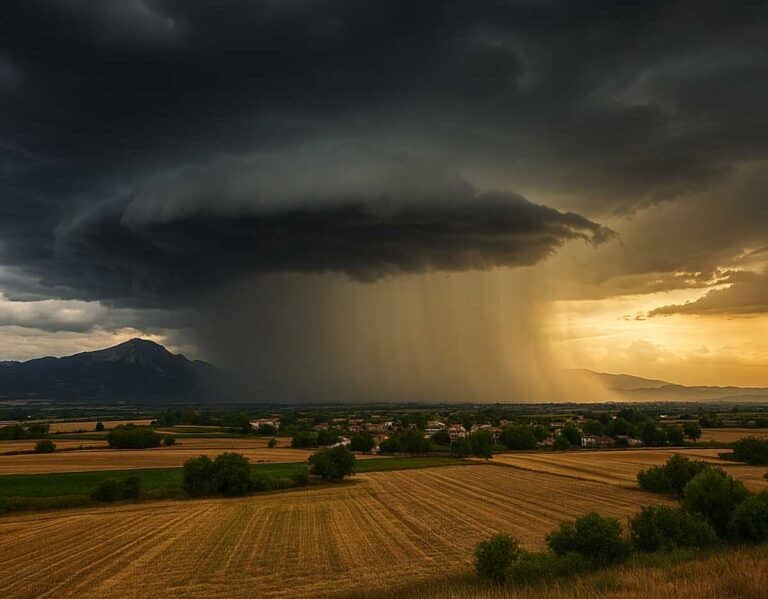 Έκτακτο δελτίο ΕΜΥ: Ισχυρές βροχές και καταιγίδες στη Θεσσαλία