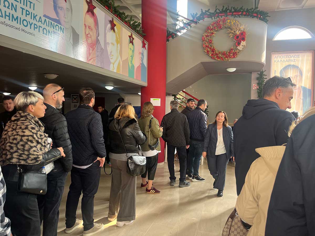 Εσωκομματικές ΝΔ στα Τρίκαλα: Μεγάλη συμμετοχή από το πρωί