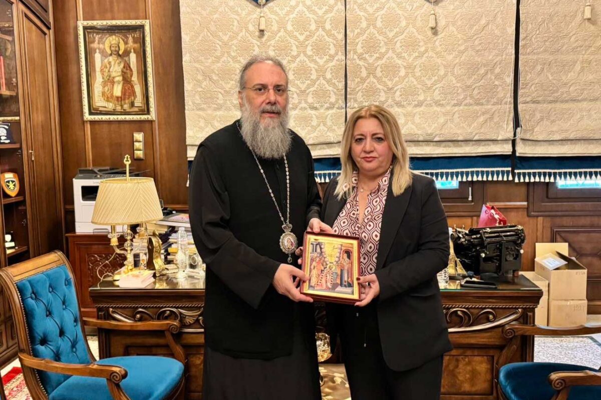 Ευχές Χρύσας Ντιντή στον Μητροπολίτη Τρίκκης για την ονομαστική του εορτή