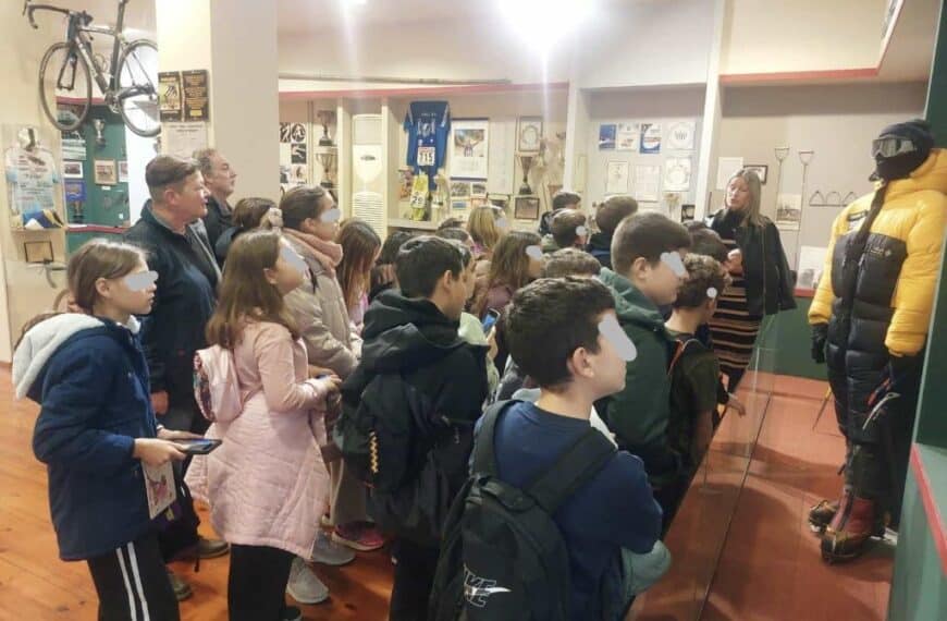 Μαθητές από την Πύλη στο Αθλητικό Μουσείο Τρικάλων