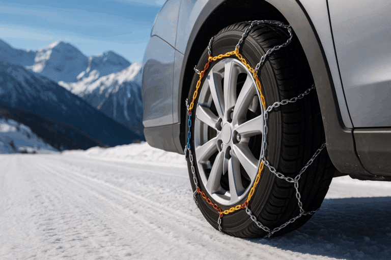 Υποχρεωτικές αλυσίδες σε όλο το οδικό δίκτυο της Π.Ε. Τρικάλων