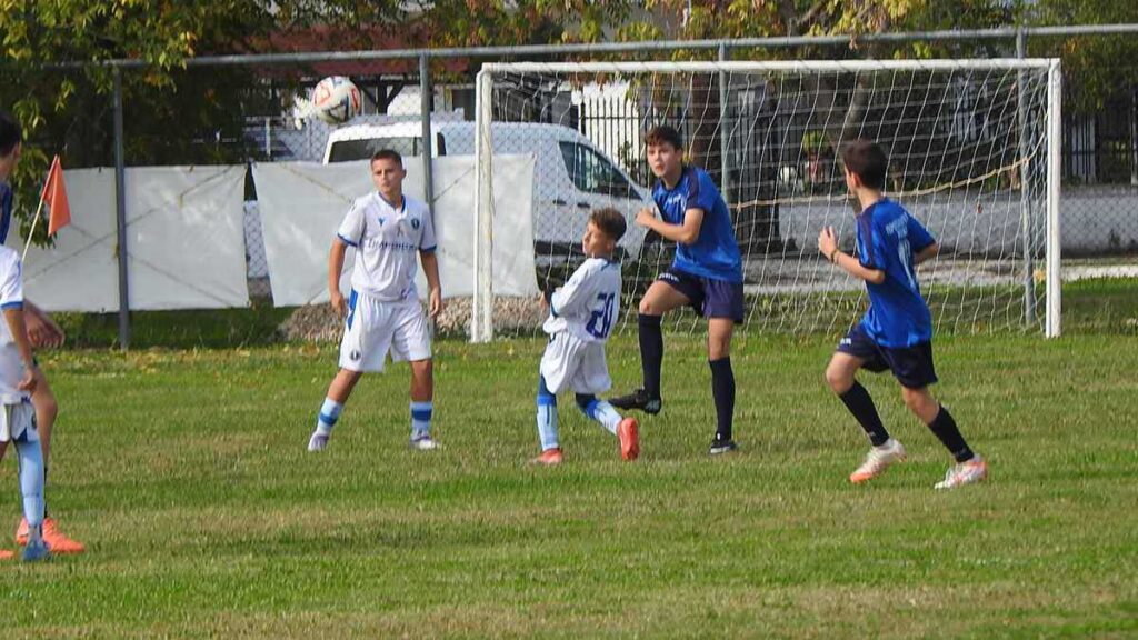 Στιγμιότυπο από αγώνα ποδοσφαίρου Κ14 ΕΠΣΤ