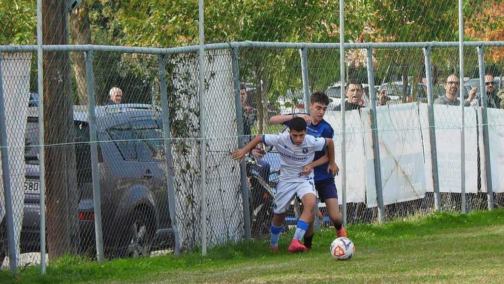 Στιγμιότυπο από αγώνα ποδοσφαίρου Κ14 ΕΠΣΤ